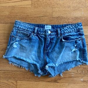 Rvca denim shorts